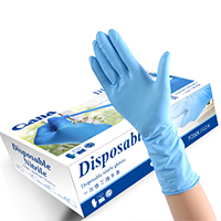 Disposable gloves food catering grade rubber latex for doctors kitchen home nitrile gloves thickened - 副本