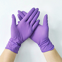Guantes de nitrilo industrial de guantes