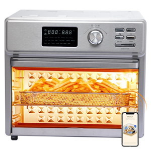 QANA 2021 New best-selling digital air fryer oven 18L with stainless steel body FM1801 air fryer toaster oven