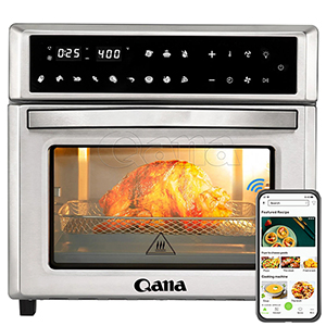 Qana Smart Digital wifi and app air Fryers Cook Book support not stick Oil Free Household Electric Baking over Food Processors