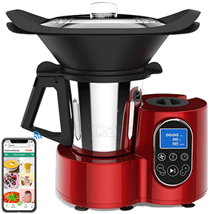 Shiny Mini WIFI Automatic Smart Cooking robot in China Factory with Outside Steamer Thermo Cooker with Butterfly