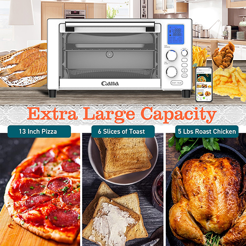 Fully integrated household electric oven with thermostat timer, barbecue rack, and convection function - copy